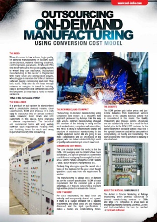 Outsourcing On-Demand Manufacturing