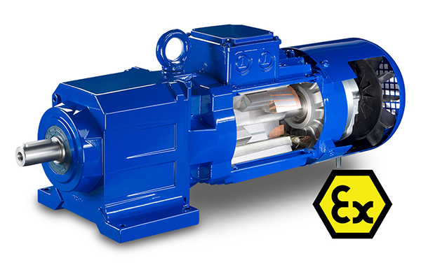 IE4-PM Synchronous Geared Motors for Explosion Hazardous Areas  Bauer Gear Motor
