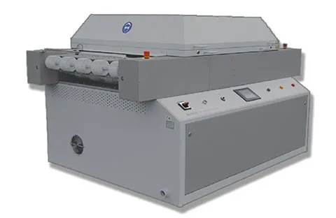Double sided UV dryer