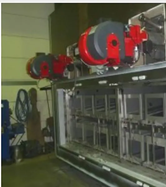 Heating ovens for aluminum strips