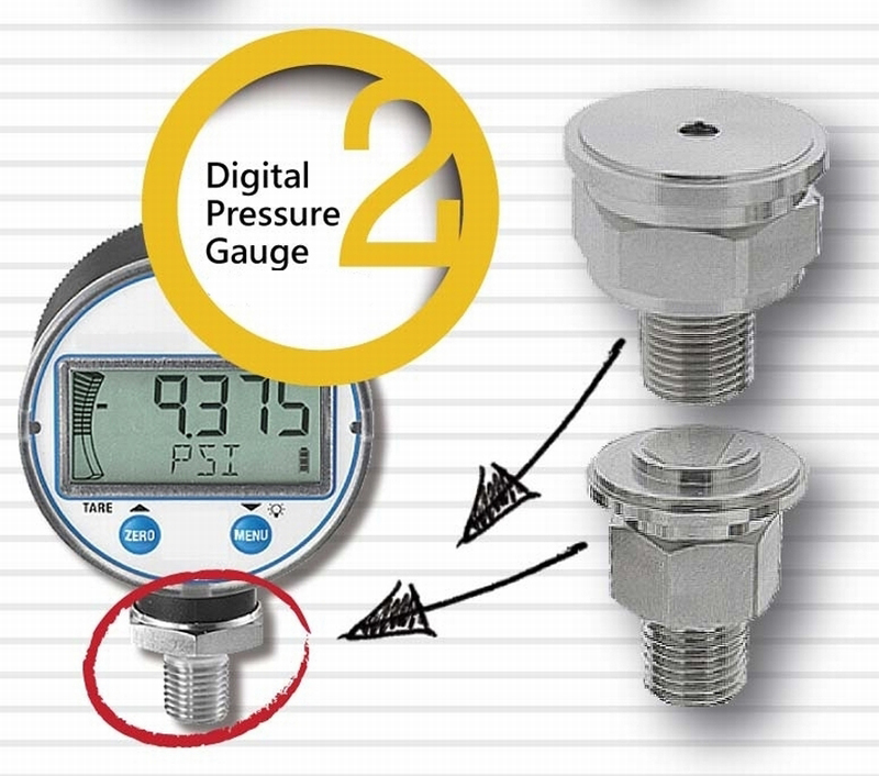 Digital Pressure Gauges - Turned Parts