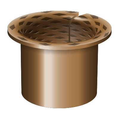 Bronze Wrapped Flanged Bearings