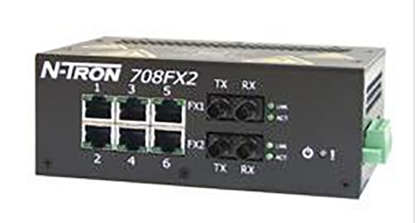 N-TRON 8 Port Managed Industrial Ethernet Switch