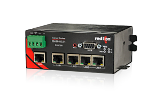RED LION INDUSTRIAL ROUTER PROVIDES SECURE NETWORK COMMUNICATIONS
