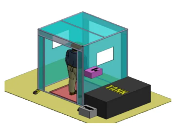 Sanitizing Tunnel For Human