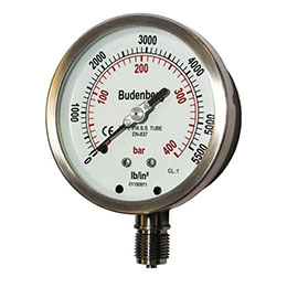 Pressure Gauge 100MM 100 Bar 1-2 inch BSP Bottom Connection