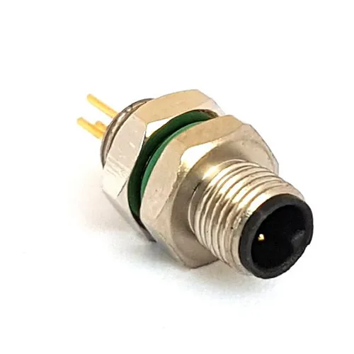 M5 Series Front Panel Mount Connectors, Male