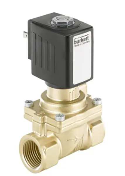 Servo assisted 2-2 way diaphragm valve