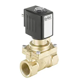 Servo assisted 2-2 way diaphragm valve