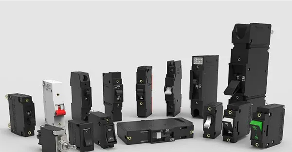 HYDRAULIC-MAGNETIC CIRCUIT BREAKERS
