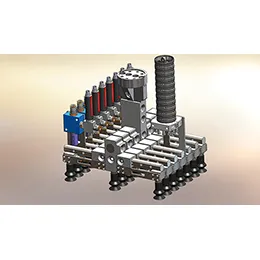 CLAMP FOR MULTIPLE SOCKET OF CARDBOARD TUBES