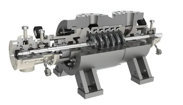 CUP-BB5HP - Multi-stage, API, barrel radially split pump