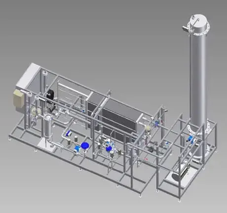 Hot Water Column Deaeration