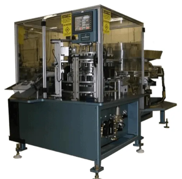 CONTINUOUS MOTION CAP CLOSING MACHINE