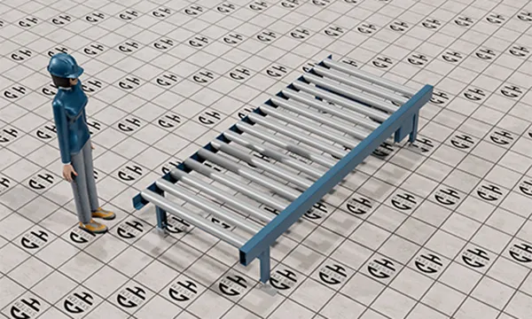 Roller Conveyors with chain drive