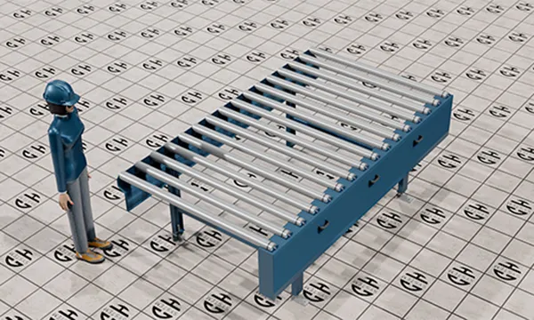 Roller Conveyors with v belt drive