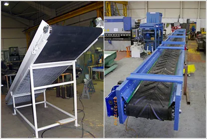 Assembly line|Belt Conveyor|for the horizontal transportation 