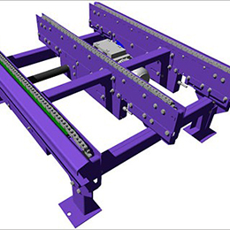Chain pallet conveyors
