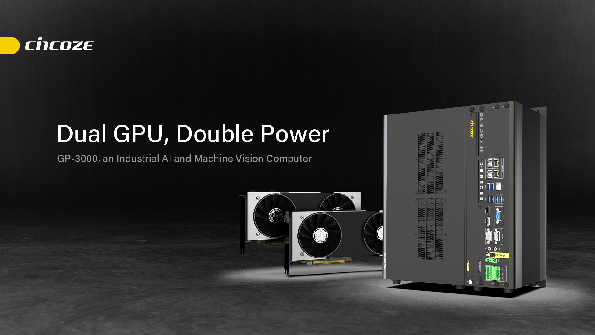 GP-3000 Series │ Dual Full-length GPU Expandable Computer