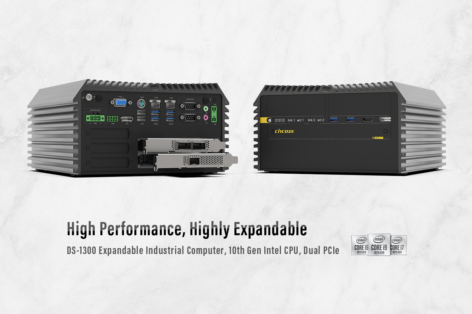 DS-1300 Series │ Extreme Performance & Expandable Fanless Computer