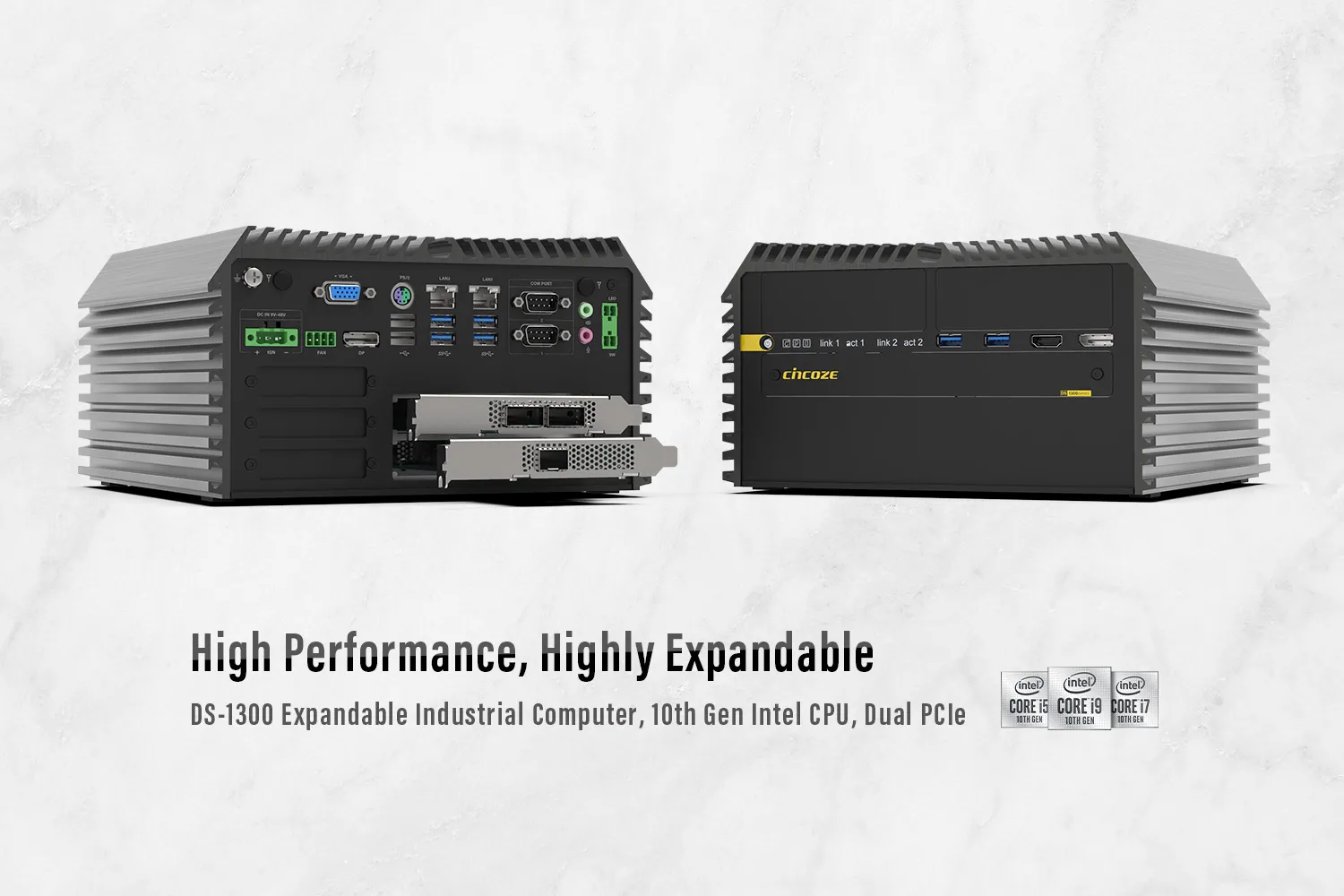DS-1300 Series │ Extreme Performance & Expandable Fanless Computer