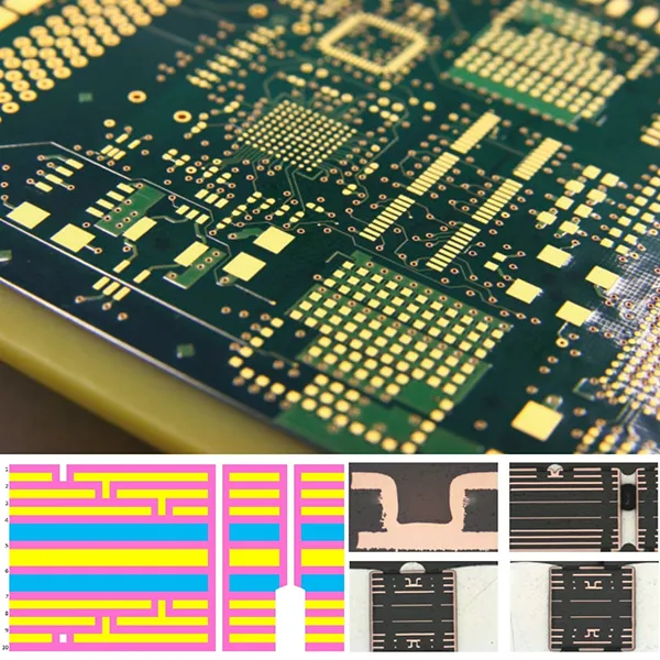 Multilayer 10 layer SBU 3-N-3 Laser vias