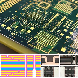 Multilayer 10 layer SBU 3-N-3 Laser vias