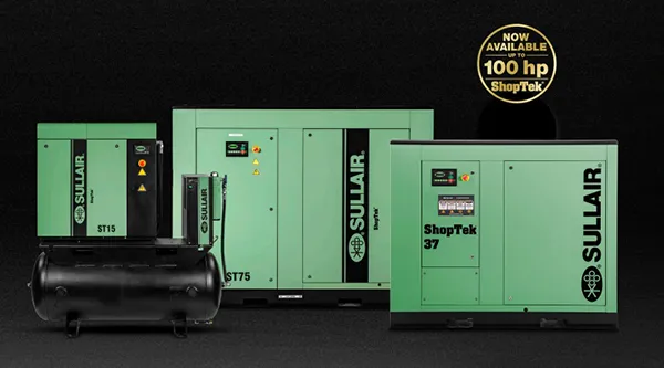 ShopTek-Lubricated Rotary Screw Air Compressors