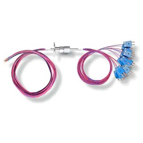 Insulated wire feedthrough