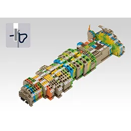 Terminals with tension-spring connection