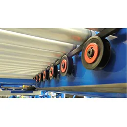 V belt driven live roller conveyors