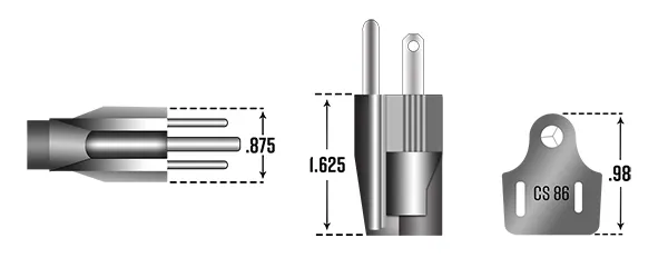 NEMA 5-15P (CS-86)
