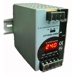 LP1300D-24MDA 24Vdc 12.5A DIN Rail Power Supply