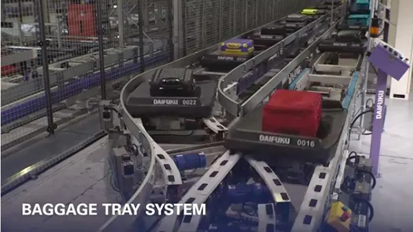 Baggage tray system