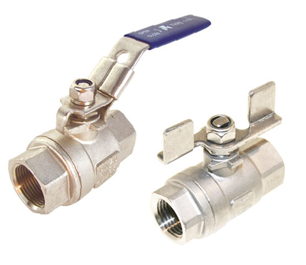 2-part ball valve (Type 1101)