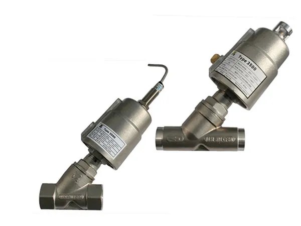 Angled seat valve (Type 3500)