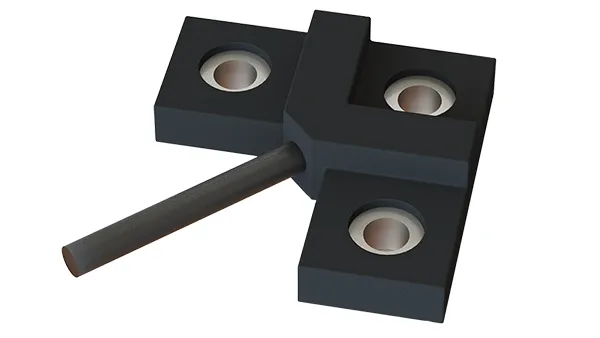 3-Hole Bolt-On Strain Gauge Sensor