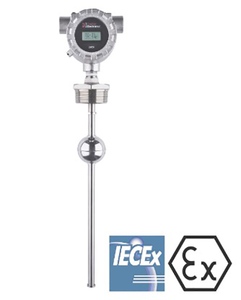 Explosion Proof Continuous Vertical Liquid Level Sensor with Integrated Display