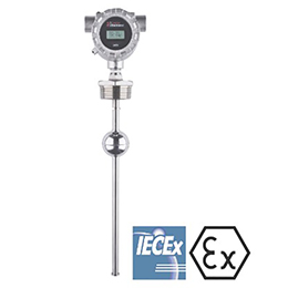 Explosion Proof Continuous Vertical Liquid Level Sensor with Integrated Display