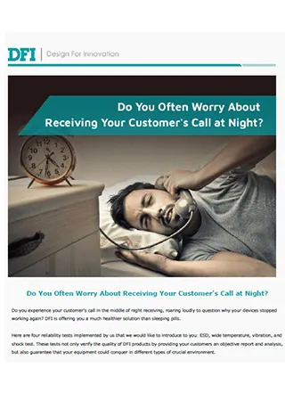 Do You Often Worry About Receiving Your Customer's Call at Night?