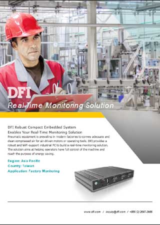 DFI Robust Compact Embedded System Enables Your Real-Time Monitoring Solution