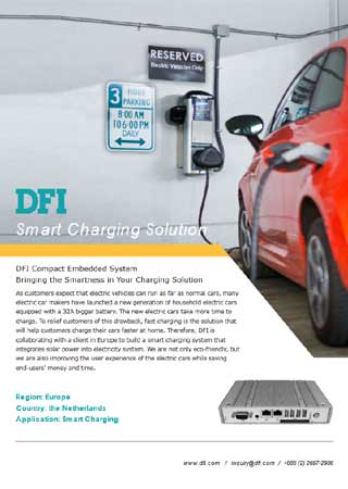 DFI Compact Embedded System Bringing the Smartness in Your Charging Solution