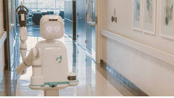 Delight patients and staff with the friendly healthcare robot
