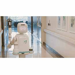 Delight patients and staff with the friendly healthcare robot