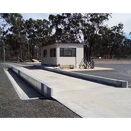 Pit or semi-pit weighbridges