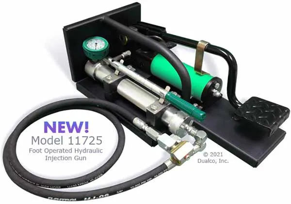 Foot Operated Hydraulic Injection Gun