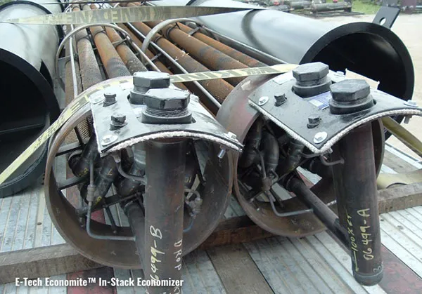 Process Stack Economizer E-tech's Economite In-stack Fuel Economizers | Industrial Process ...