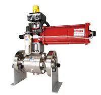 Actuated Trunnion Ball Valve