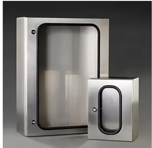 Wall cabinets in stainless steel