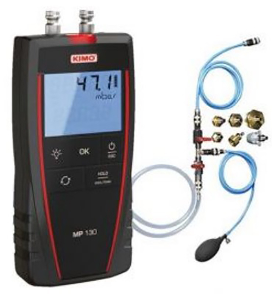 KIMO pressure gauge for leak tests - MP 130 series